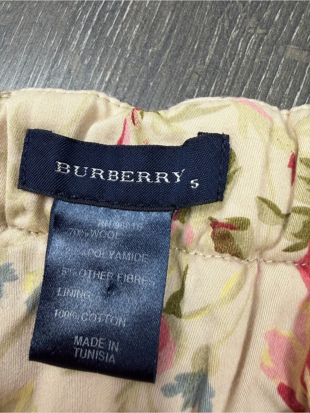 Burberry Kids Wool Wrap Skirt Sz 5